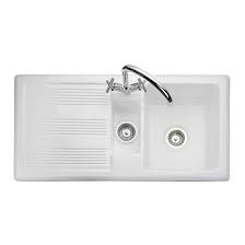 Shopping guide · view the top 5 list · compare prices Butler Rose 1 5 Bowl White Ceramic Kitchen Sink With Reversible Drainer 1010mm X 510mm Tap Warehouse