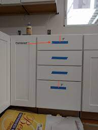 I was hoping to find a finger pull to educate myself regarding placement. Cabinet Pull Hardware Positioning Centered Or Same Offset