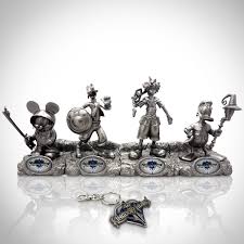 Lot of vintage mickey mouse toys / disney / large poseable mickey mouse / three small mickey mouse figures / arco / applause. Disney Limited Edition Vintage Mickey Mouse Kingdom Of Hearts Statues Rare T