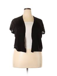 Details About Faded Glory Women Black Cardigan 2x Plus