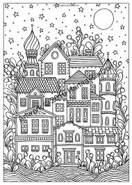 Adult coloring pages with complex designs for older kids, adults, seniors and artists, printable pictures to color of adult toys, peace posters, kaleidoscopes, patterns for coloring and mandala coloring sheets. Architecture Coloring Pages For Adults