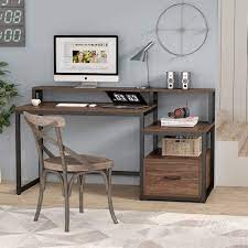 Here you can explore hq writing desk transparent illustrations, icons and clipart with filter setting polish your personal project or design with these writing desk transparent png images, make it. Tribesigns 59 Inch Vintage Large Home Office Desk Computer Table Computer Desk With File Drawer And Storage Shelves Study Writing Desk Workstation With Hutch Brown Walmart Com Walmart Com