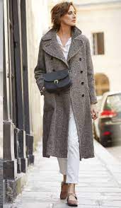 Ines de la fressange paris, l'art de vivre à la parisienne nos boutiques : Ines De La Fressange Paris On Instagram Ines Porte Notre Manteau Auguste Et Notre Sac Flaneur Pour Parisian Chic Style Stylish Women Fashion Checks Fashion