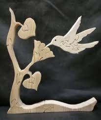 Vorlagen und anleitungen für verschiedene holzarbeiten, wie schwibbogen, schneemann und nikolaus und engel aus holz. Puzzle Aus Holz Sagen Kolibri Mit Blume Und Baum Basteln Rund Ums Jahr