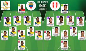 La selección de ecuador y la selección de perú buscarán mantenerse en la pelea por un lugar en la siguiente fase de la copa américa brasil 2021. Ecuador Recupera A Dominguez Y Peru Repite Once