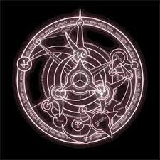 A Transmutation Circle Magiccircle A Transmutation Circle Magic Symbols Alchemy Symbols Magic Circle