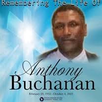 Search Anthony Buchanan Obituaries and Funeral Services