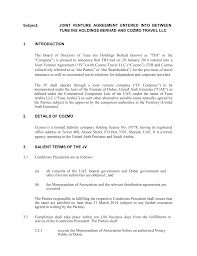 Get a channel partner business plan template and learn about joint business planning with the channel institute's certificate in channel management course Joint Venture Agreement Template 24
