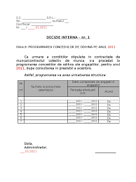 Proiect decizie proiect de decizie pentru aprobarea formularelor necesare إںi a instrucإ£iunilor de. Decizie Programare Co
