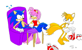 Amy waited at sonic's home awaiting his return from blaze's dimension. Shadow Sonic Tickles Feet Shefalitayal