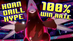 Horn drill inflicts damage equal to the target's current hp. Horn Drill Hype 100 Win Rate Pokemon Sword And Shield Competitive Vgc 2020 Doubles Wi Fi Battle Youtube