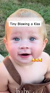 Adorable Baby Rustyn Blowing a Kiss to Birds