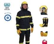 Traje de bombero de original caqui Bombero