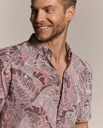Henri's Hawaii , Silk Shirt , Short Sleeve , Hawaiian shirt