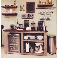 diy coffee/wine bar, yes! home bar