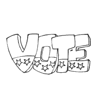 Click the vote coloring pages to view printable version or color it online (compatible with ipad and android tablets). Elections Coloring Pages Surfnetkids