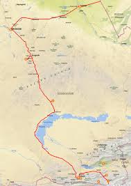 Diese landmasse entspricht ungefähr 7,6 mal der größe deutschlands. 2 000 Kilometer Transitverkehr Durch Kasachstan Matsch Piste