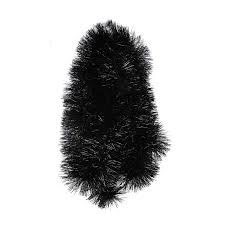 No matter what your age and gender are, your party is going to. 25m Black Christmas Tinsel 100mm Wide Amazing Christmas