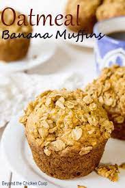 Oatmeal Banana Muffins Recipe Banana Oatmeal Muffins Banana Muffins Banana Recipes