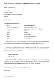 Contoh Surat Lamaran Kerja Di Rumah Sakit Surat Rumah Sakit Keperawatan