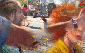 Robert Birmelin Interfering With Getting There Acrylic On Canvas 48 In X 78 In 1986 93 Painting Painting Inspiration Art Painting