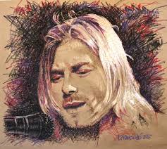 Kurt” oil pastel
