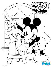 un joli coloriage de mickey et ses amis viens colorier a noel pou mouse coloring pages disney crayola maths