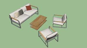 Se ha creado, también, el sitio denominado mercado de artesanías, donde se expondrán y comercializarán trabajos afines. Sala Moderna Modern Living 3d Warehouse