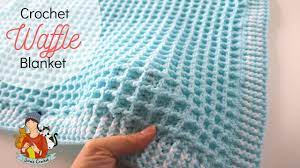 480 x 360 jpeg 23 кб. Crochet Easy Waffle Baby Blanket Youtube