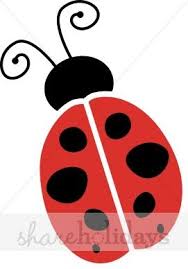 Top view cartoon ladybug models with grass and paper clouds. Cartoon Ladybug Clipart Everyday Party Clipart Ladybug Art Ladybug Cartoon Insect Crafts