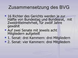 Es regelt die verfassung und zuständigkeit des bvg. Bundesverfassungsgericht