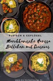Marokkanische Harissa Ballchen Mit Couscous Marokkanische Rezepte Tajine Rezepte Couscous