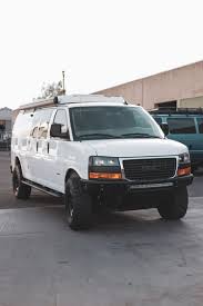 chevrolet express van 4x4 coilover conversion weldtec designs in 2020 4x4 van van gmc vans pinterest