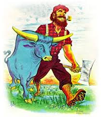Paul Bunyan with Babe, The Blue Ox