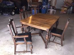Antique Walnut Kitchen Table Chairs Dining Tables Sets Barrie Kijiji With Images Kitchen Table Chairs Dining Table Walnut Kitchen Table