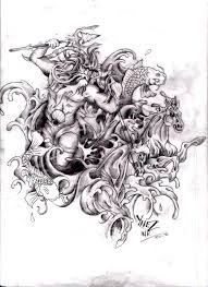 Maybe you would like to learn more about one of these? Chest Tattoo Mythology Tattoos Greek Mythology Tattoos Poseidon Tattoo