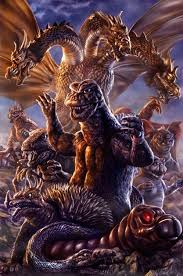 Fantastic Destroy All Monsters Artwork Godzilla All Godzilla Monsters Monster Artwork