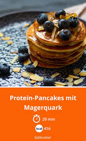 Protein Pancakes Mit Magerquark Rezept Magerquark Lebensmittel Essen Rezepte