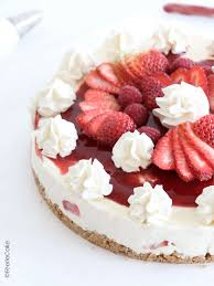 Ingrédients ( 8 portions ). Cheesecake Aux Fraises Sans Cuisson Feerie Cake
