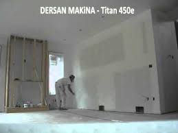 Airless Boya Makinasi Titan 450e Ic Cephe Boyama Uygulamasi Youtube