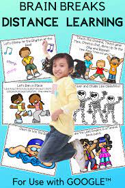 Virtual Brain Break Ideas For Kids Google Distance Learning Google Classroom Activities Homeschool Programs