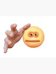 Reaching Out Emoji Greeting Card By Babystickers Redbubble