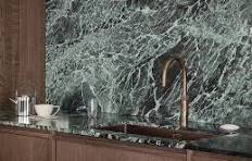 Bancada de Mármore Verde Alpi Verde para Decoração de ...