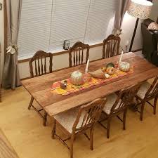 Farmhouse Triple Double Trestle Table Diy Kit Made To Order Etsy Diy Table Trestle Table Trestles