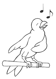 Sing spirit the croods the grinch kung fu panda trolls turbo movies arthur and the invisibles hobbit hunger games lord of the ring maleficent Coloring Page Singing Bird Free Printable Coloring Pages Img 19450