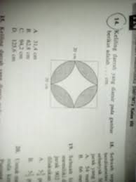 Keliling juring = 2 x r + panjang busur = 2. Keliling Daerah Yang Diarsir Pada Gambar Berikut Adalah Cm Brainly Co Id