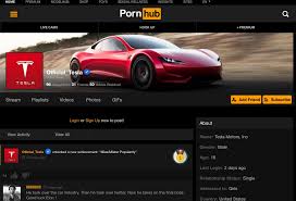 So Tesla has an official Pornhub account. Now we know how he got the info :  rteslamotors