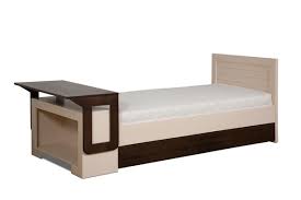 Schreibtisch ausziehbar auf kunststoffrollen schönes halbhohes bett mit kommode und schreibtisch. Bosnanova Design Bett Schreibtisch Kombi Smart Buche Massiv Einzelstuck Avocadostore