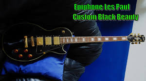 Epiphone Les Paul Custom Black Beauty Guitarra