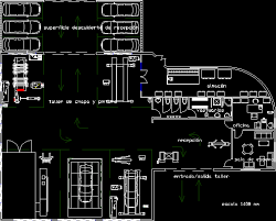 Auto repair shop katy, tx | jim's automotive. Vehicle Repair Shop Dwg Plan For Autocad Designs Cad